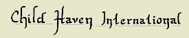 Child Haven International header