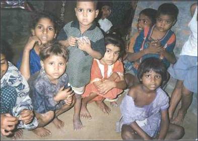 Learning to read will be a longterm benefit for these children in Ghaziabad